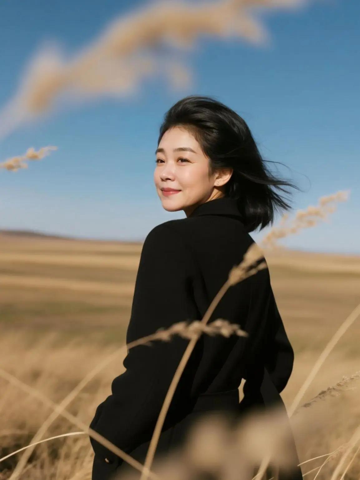 旷野。AI旷野黑装照