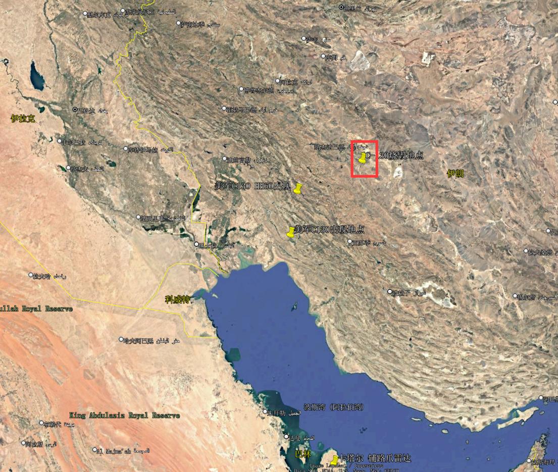 刚刚发现，美军特种部队突袭的地点，相距30多公里就是伊朗革命卫队精锐——第14伊