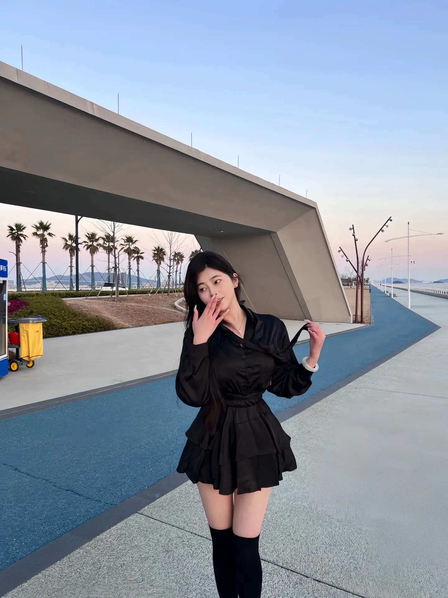 天气很好 我也是。