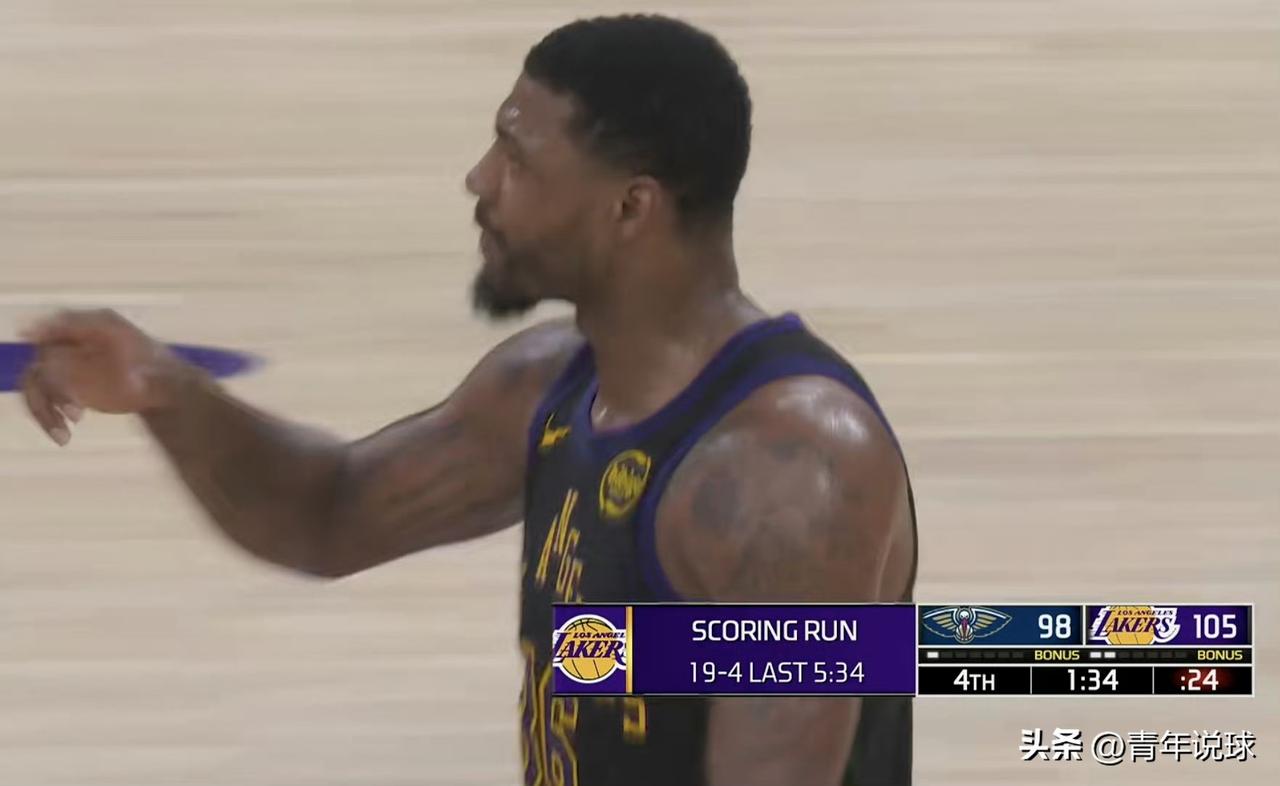 关键三分球！斯玛特真是大心脏球员！

今天湖人队主场对阵鹈鹕队的比赛，第四节1分