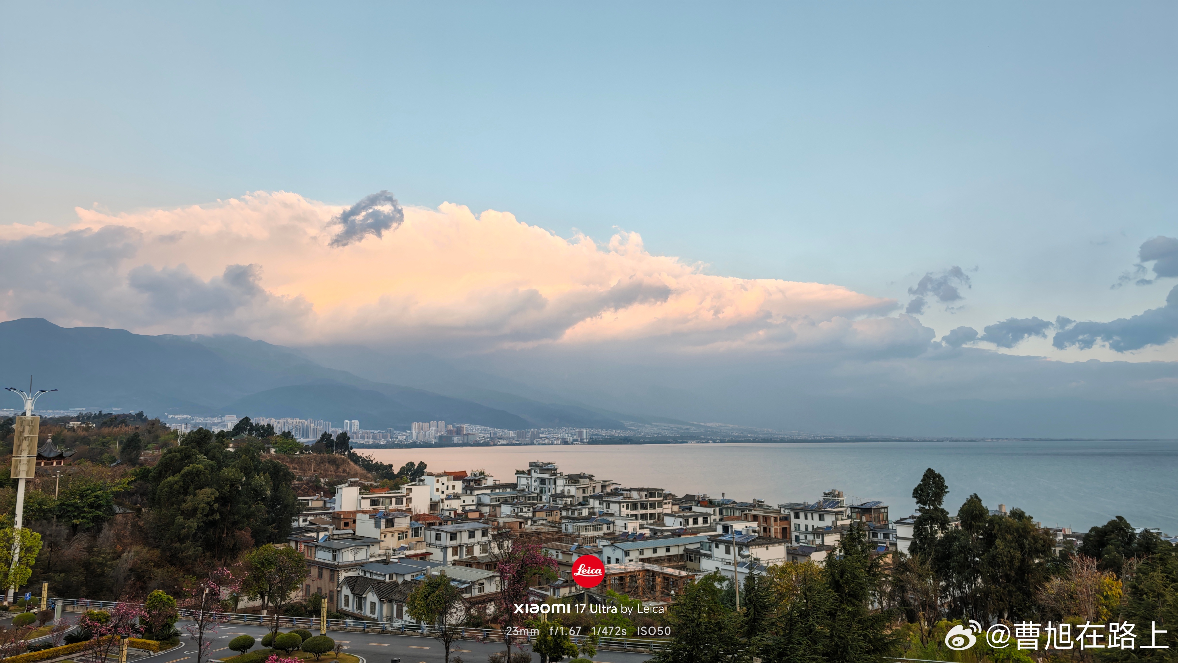 早晨的洱海 今天多云简简单单 吃个早餐美食 大理·洱海