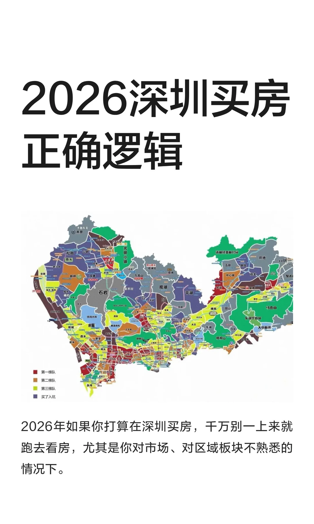 2026深圳买房正确逻辑