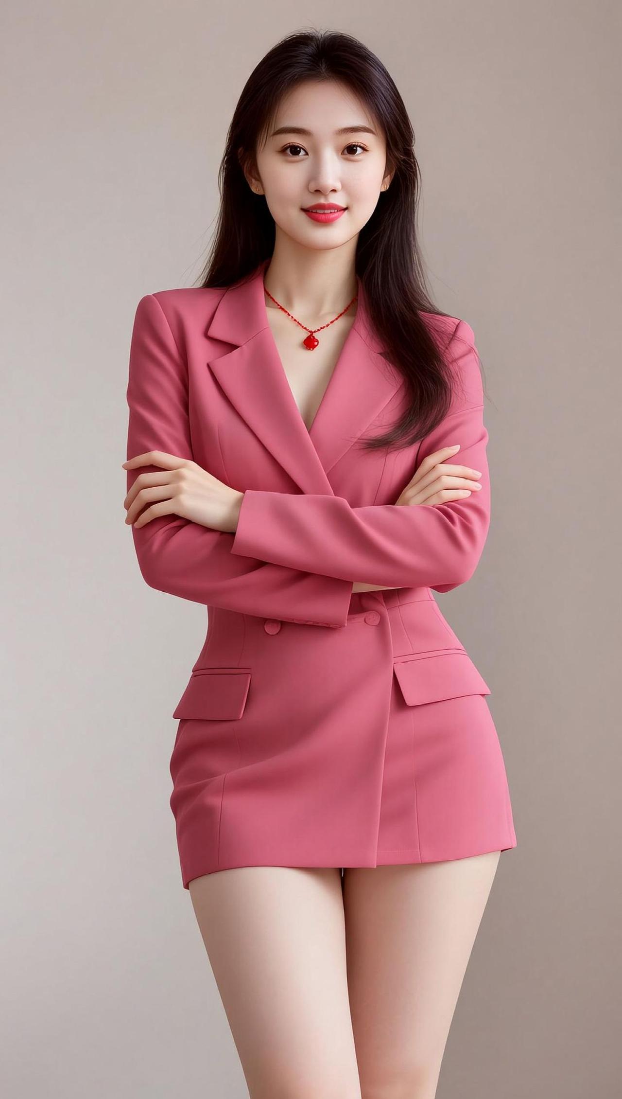 AI玫粉职场写真 抖音ai创作 今日分享 高颜值