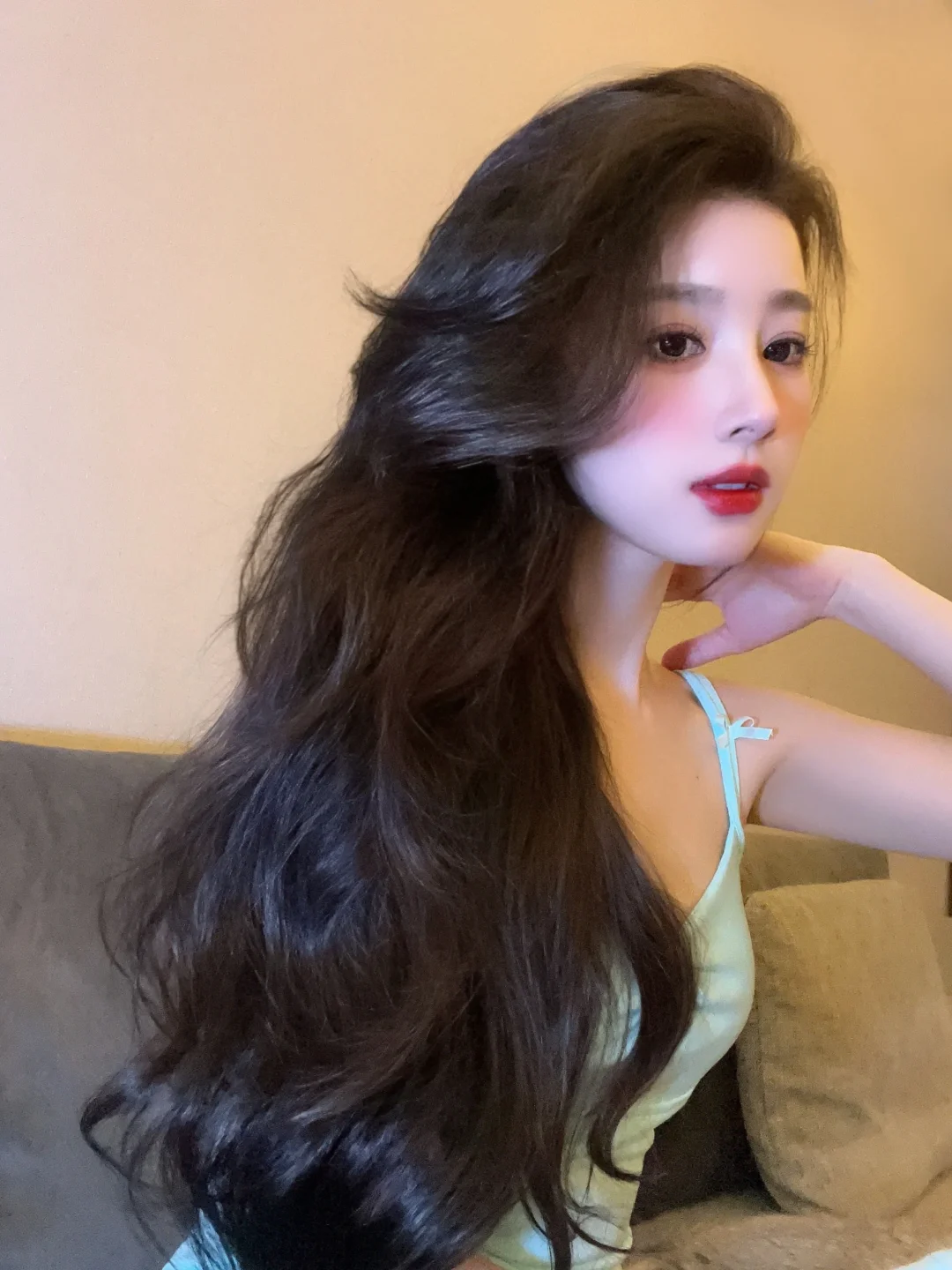 因为头发 我美得好轻松