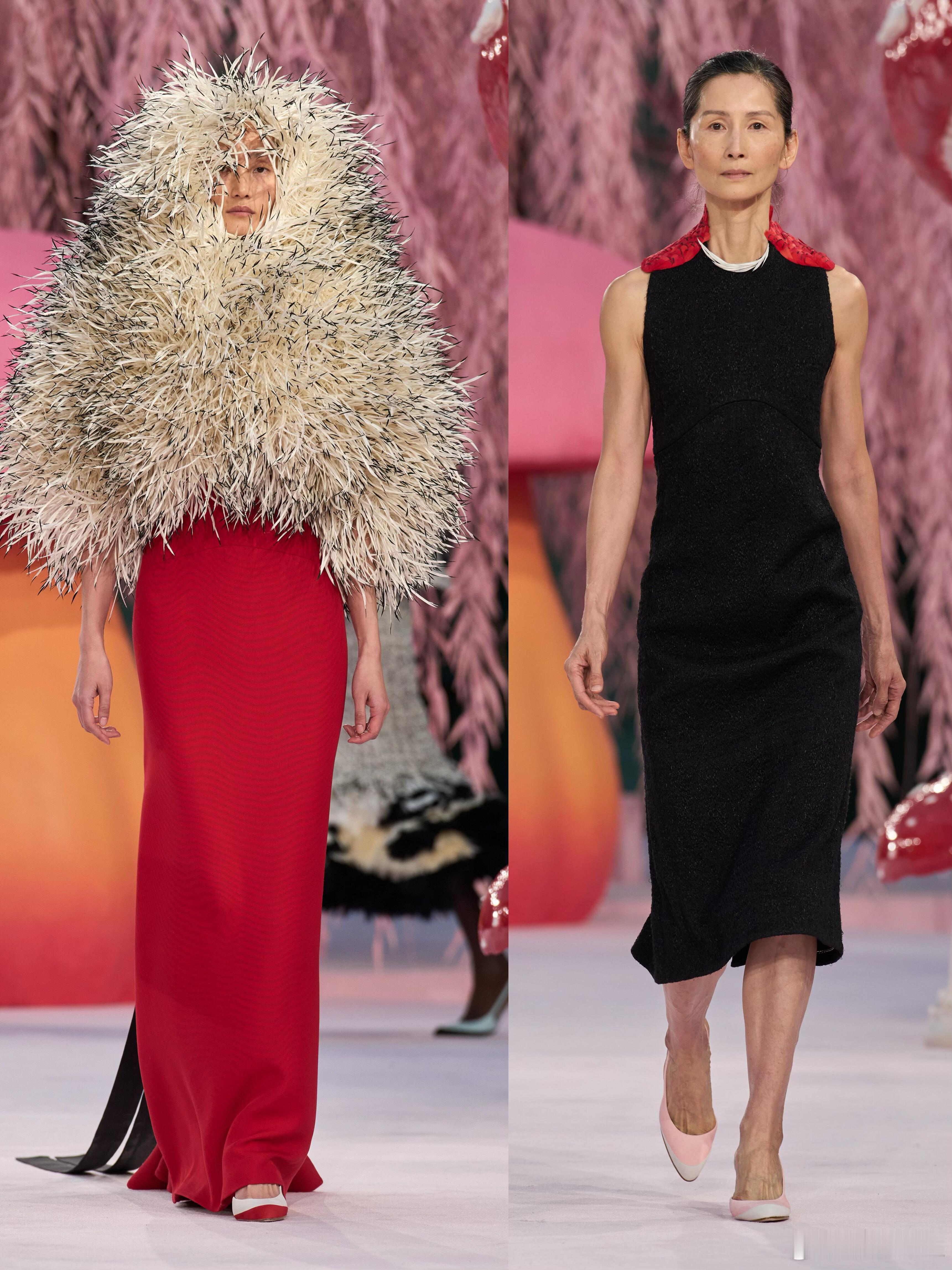 时装周大秀直击 在Chanel春夏大秀中，Blazy用精湛的工艺编织了一个五彩斑