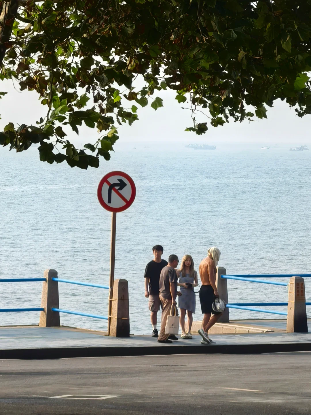 9.1青岛街头实况 雾气昭昭、热＋不出片