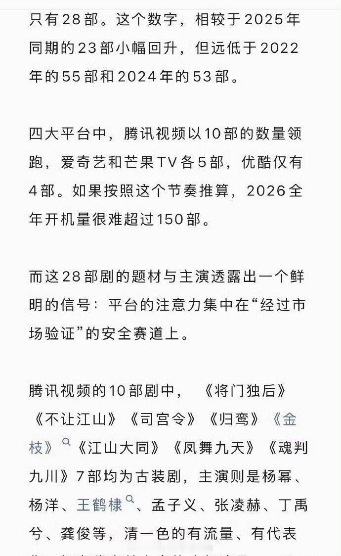 曝腾讯10部剧7部是古偶平台认定的头部演员 咱就是说现在居然到了这样的情况啊，没