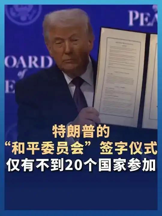 国际关注：
      美国总统特朗普搞的“和平委员会”其实，就是翻版的“联合国
