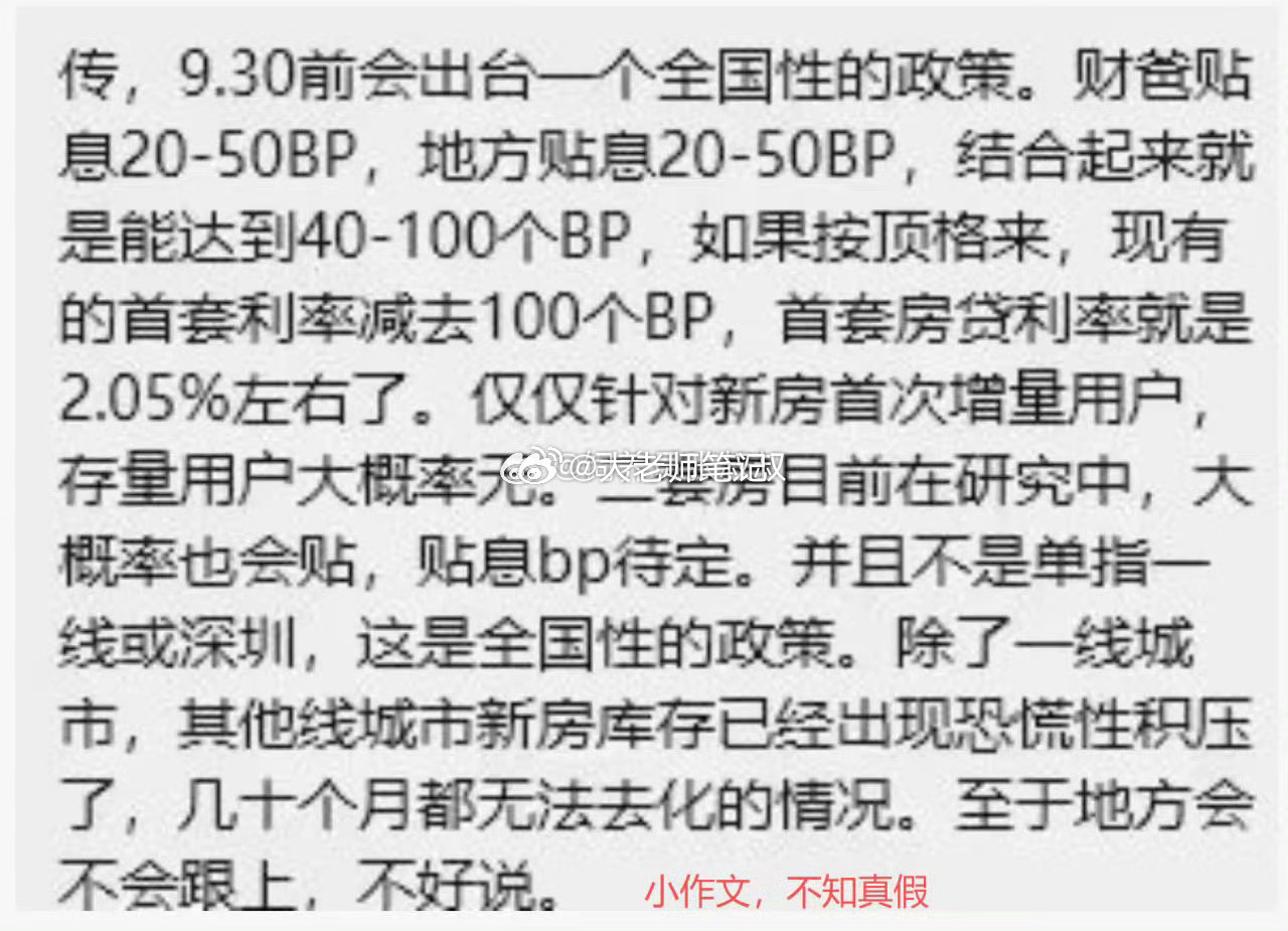 地产小作文 ​​​