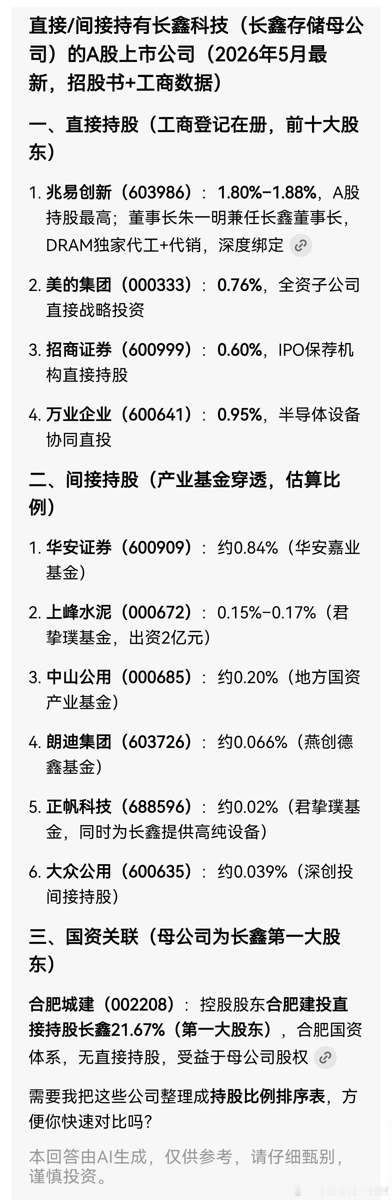 【中国的储存公司也赚麻了】长鑫科技：预计上半年营收1100-1200亿元 扣非归