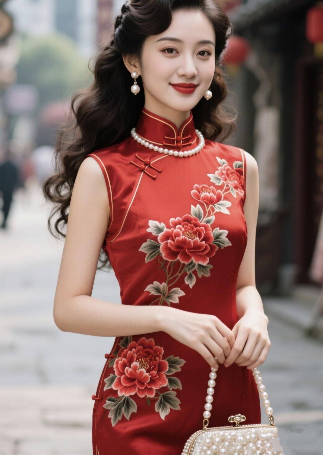 《旗袍，最克制的性感》
 
不必袒露，不必张扬
你用一条立领
收住所有轻狂
 