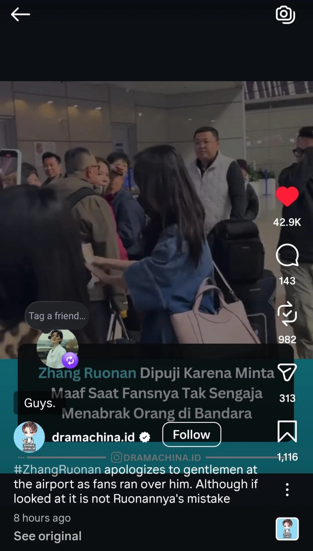 章若楠出圈海外本人知道吗 章若楠海外又又又出圈了章若楠海外出圈实至名归！巴黎时装