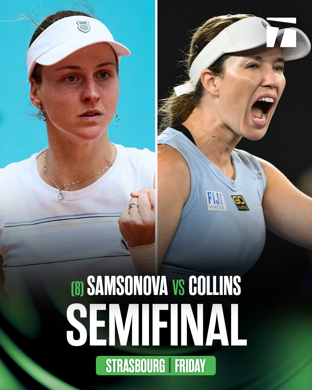 WTA500斯特拉斯堡四强出炉：萨姆索诺娃vs柯林斯莱巴金娜vs玛雅谁能夺冠呢？