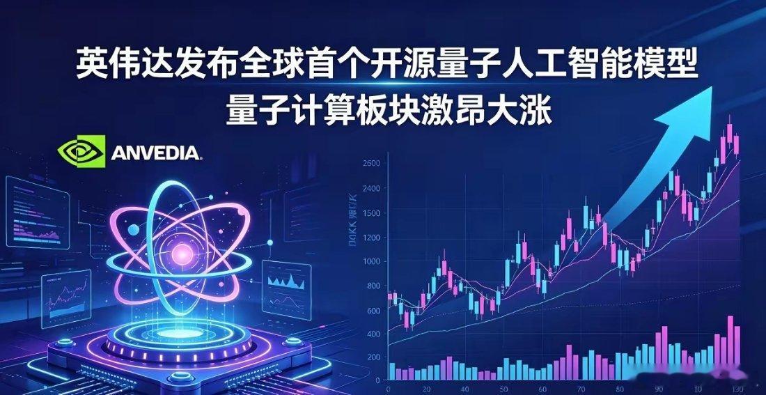 科技圈大消息炸场！英伟达正式发布全球首个开源量子人工智能模型，直接点燃整个量子计