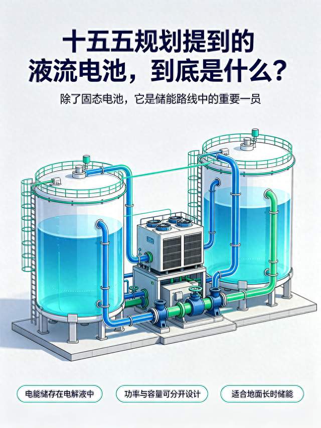 十五五规划点名液流电池，到底是什么?