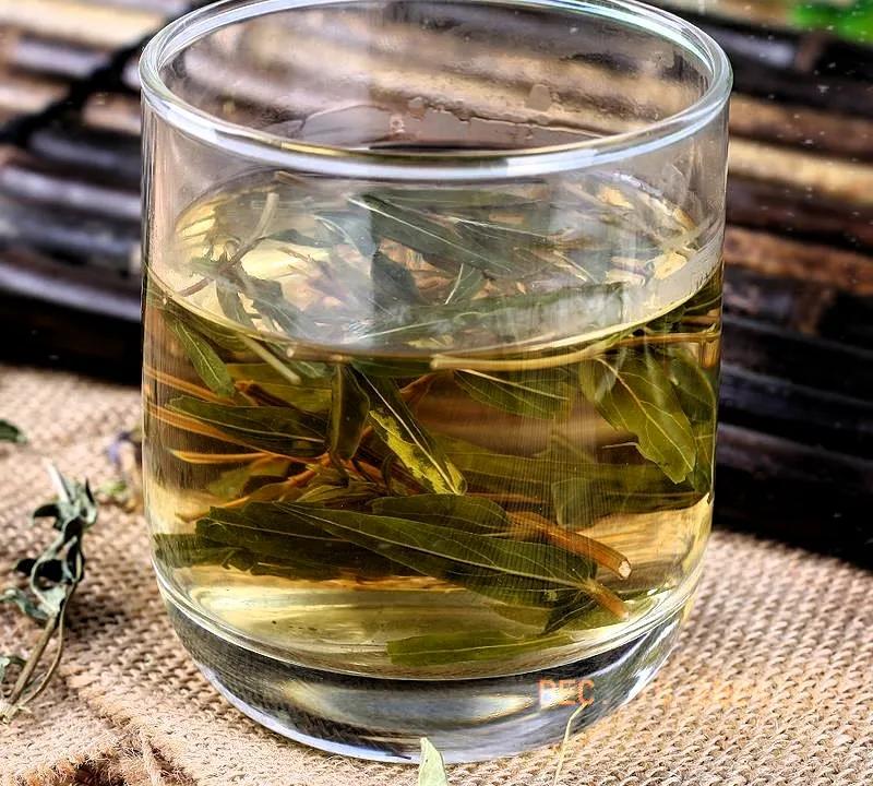 之前出门在外，在内蒙一家稍麦馆里，喝到过一种树枝茶，是在一个空玻璃杯里放两三枝树