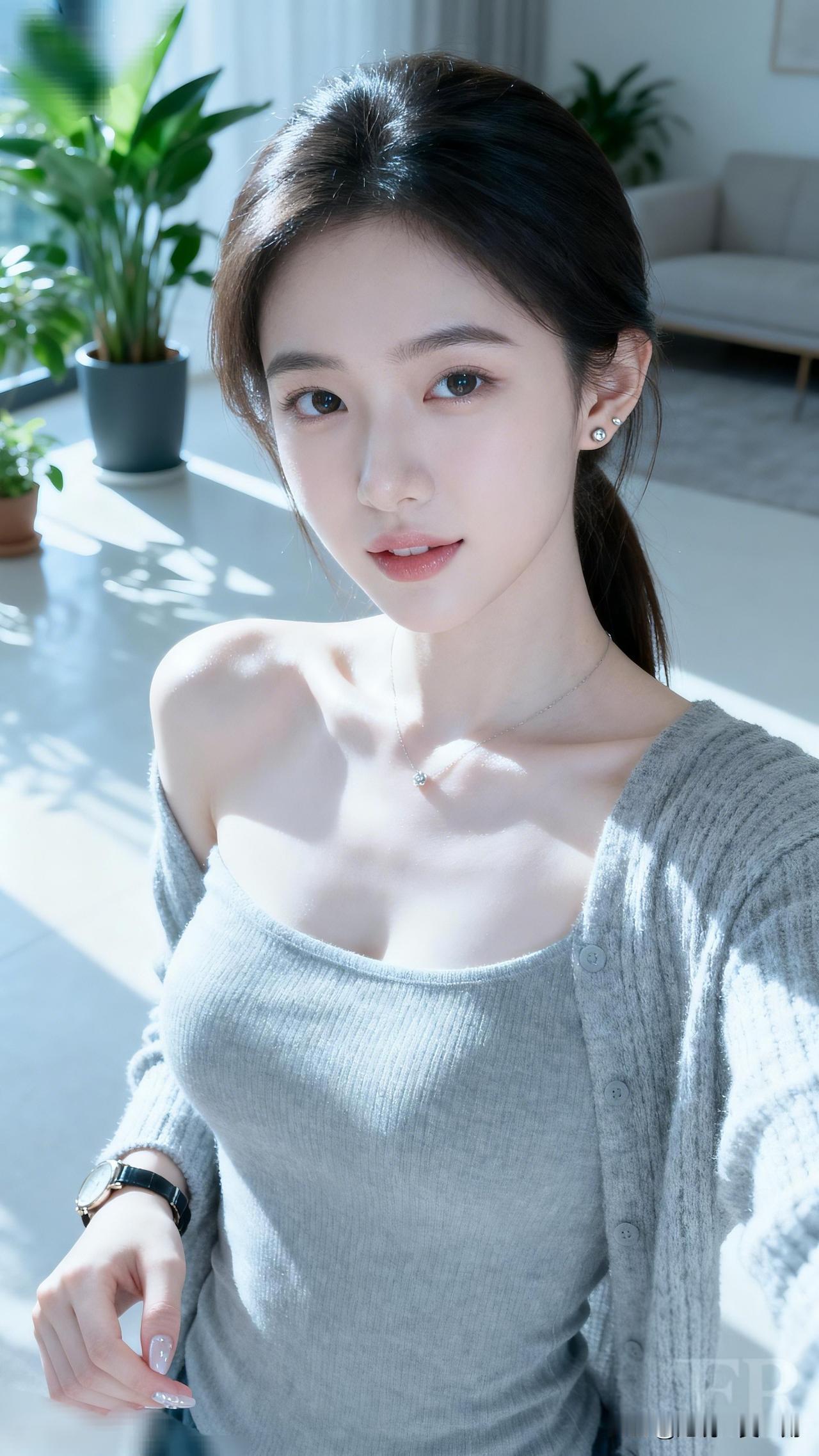 玉颜照水映，清影入画来。美女究竟能有多美 清新自然，阳光下的温柔少女