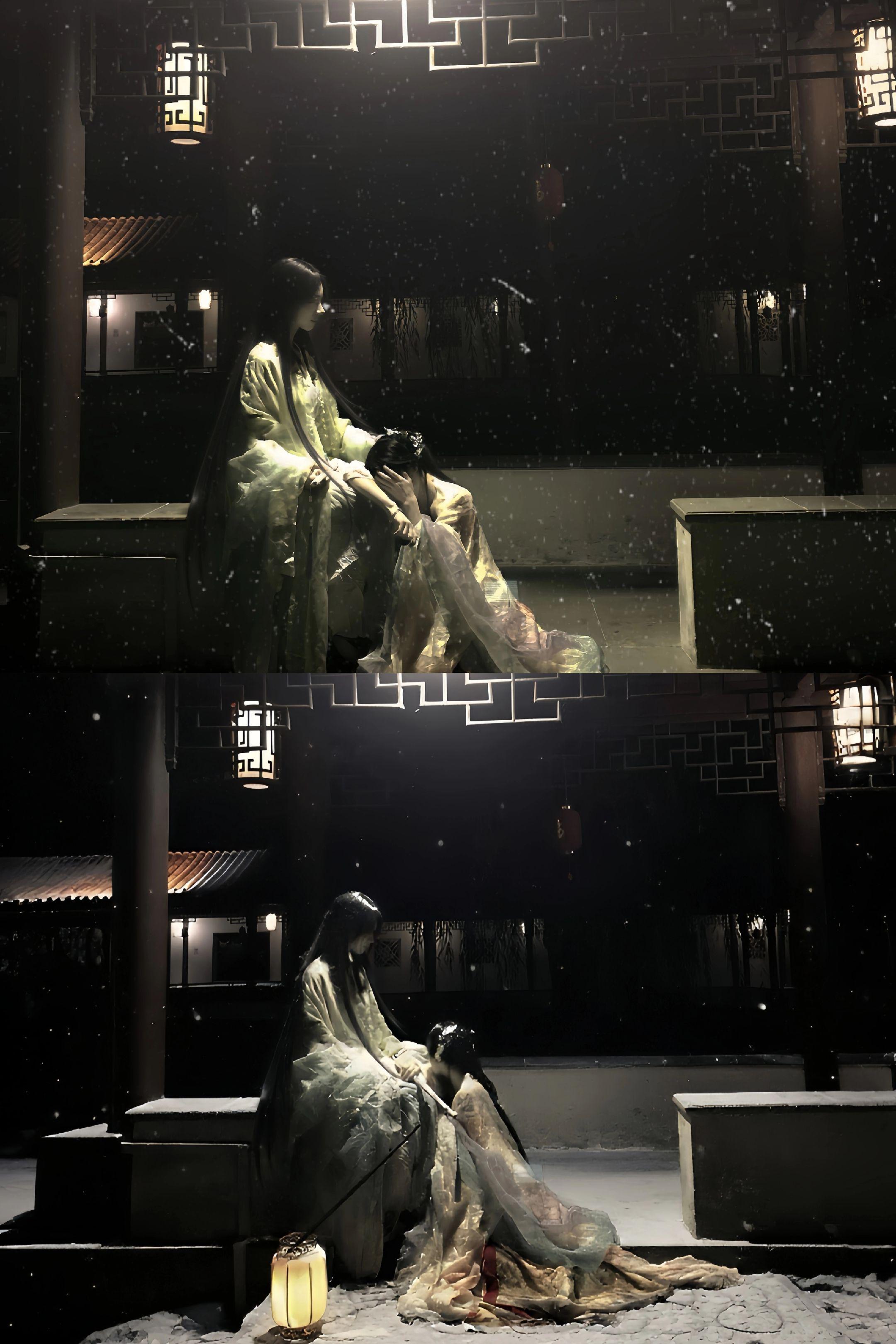 “一朝落尽长安雪  ，此生唯忆不归人”