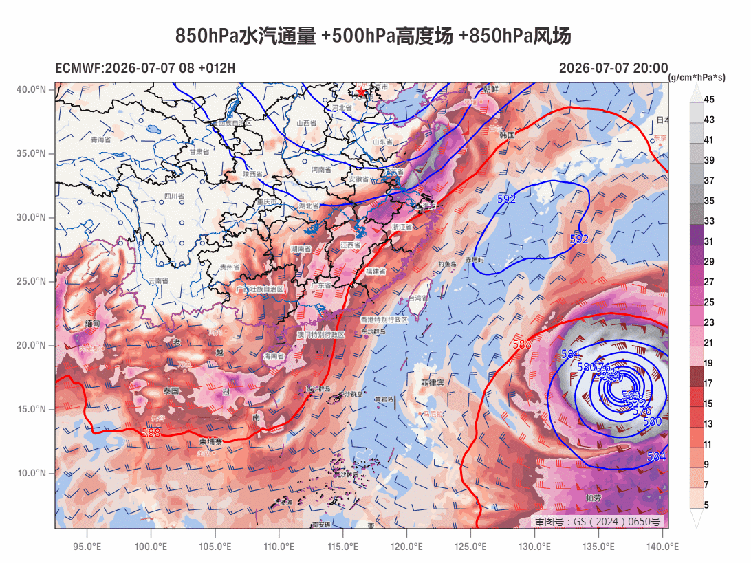 广西洪涝解读  【强降雨】昨晚到今天，广西多地继续出现强降雨。钦州连续3天出现特