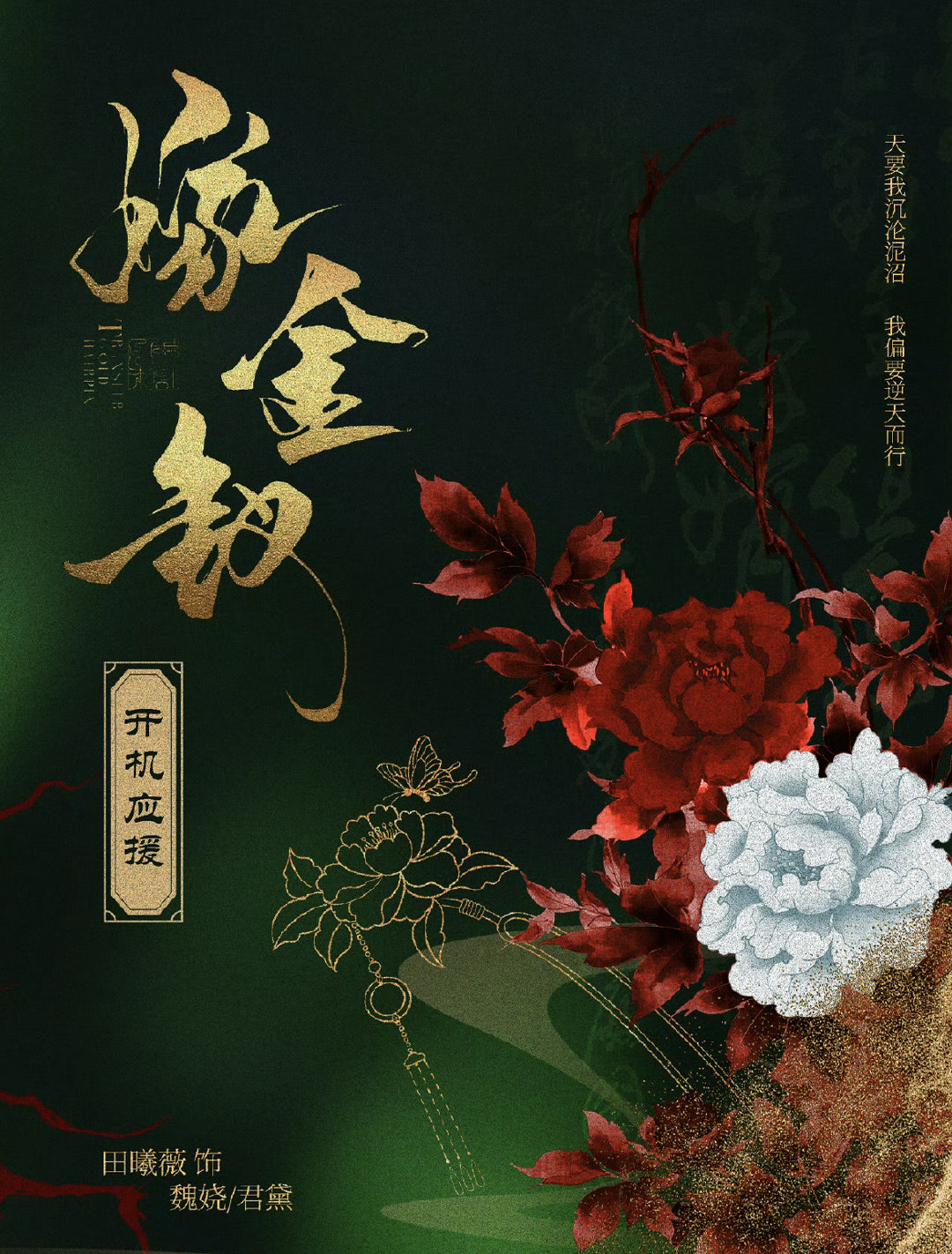 田曦薇嫁金钗开机应援 田曦薇祝田曦薇新剧开机顺利！ 