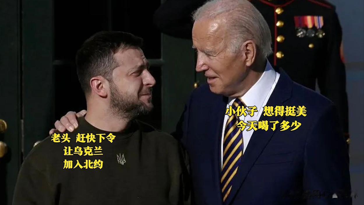泽连斯基：拜登是乌克兰是否加入北约的决定者。
距离维尔纽斯为期两天的北约峰会还有
