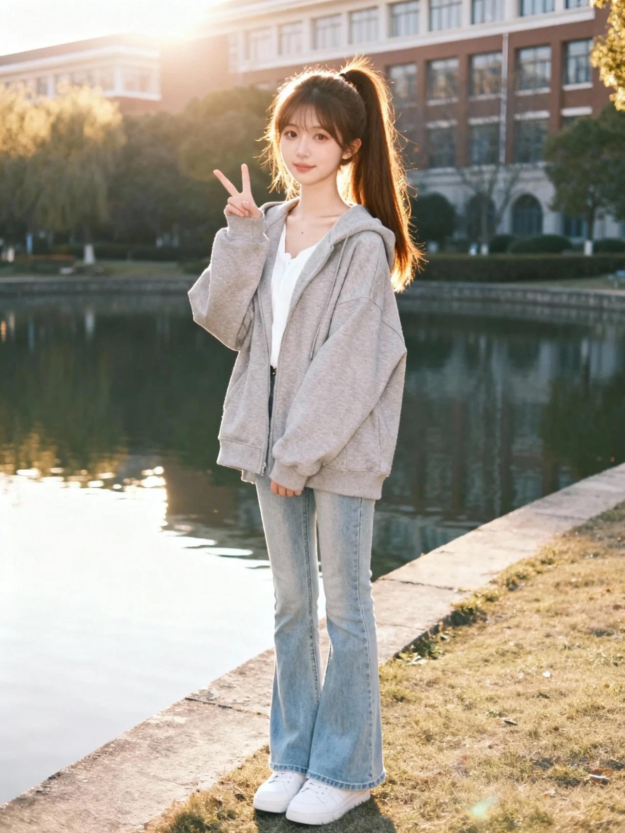 一位长相清秀的女大学生去上海面试。面试官问她：“1000个山是什么字？”
女生马