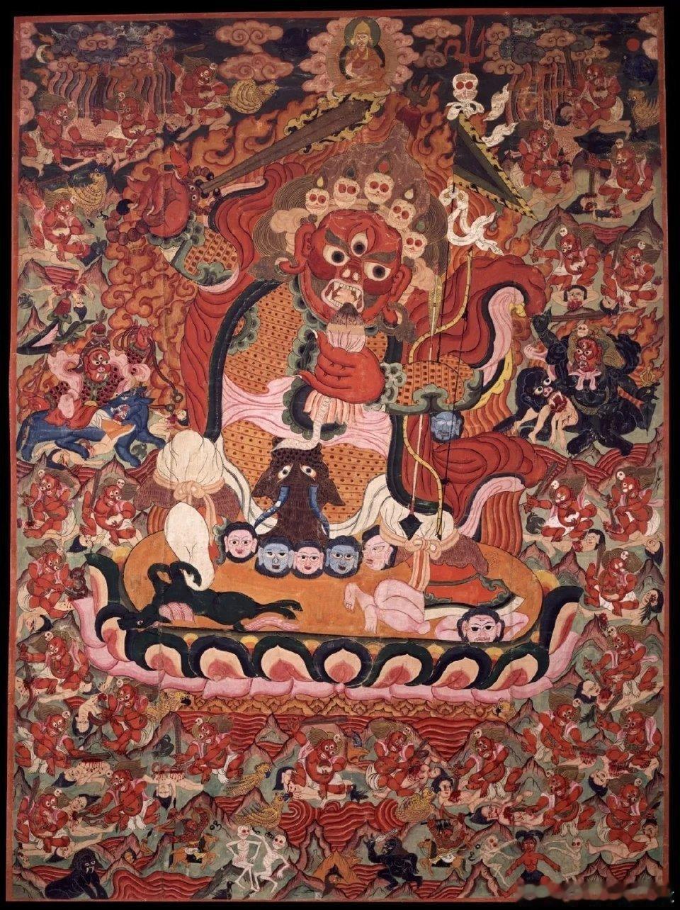 她是谁？为什么在藏传佛教艺术中如此常见？她的名字叫姊妹护法神，也被称作大红司命护