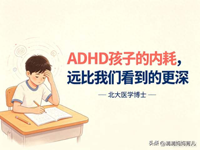 北大医学博士：ADHD孩子的内耗，远比我们看到的更深