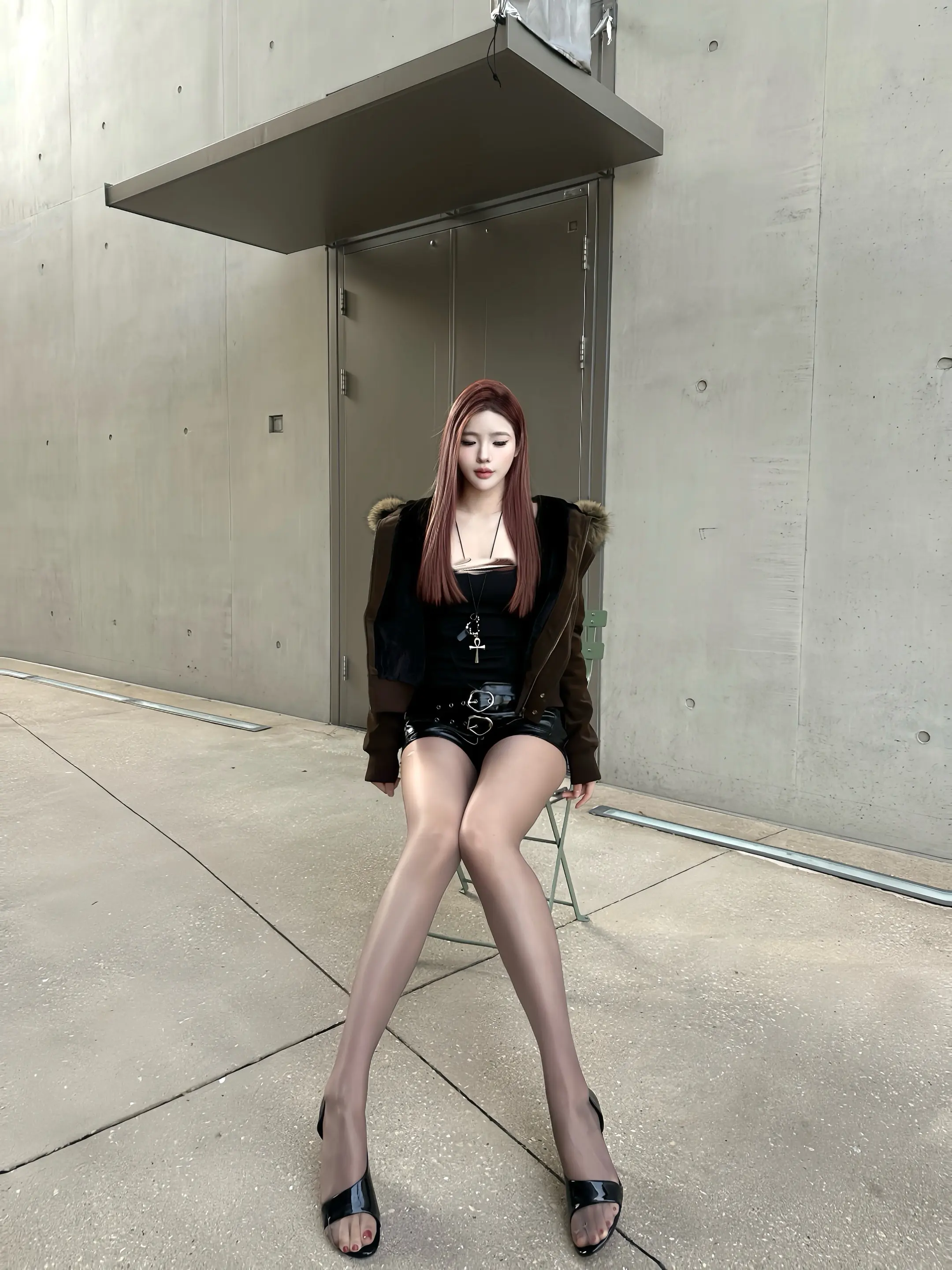 御姐  冬季穿搭