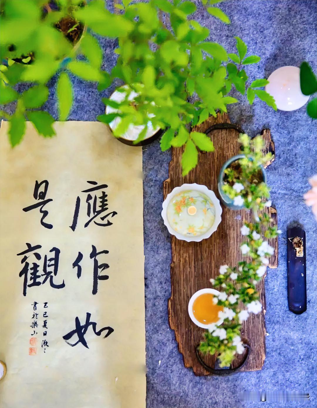 春有百花秋有月，夏有凉风冬有雪。若无闲事挂心头，便是人间好时节。岁浅言稀，静看人
