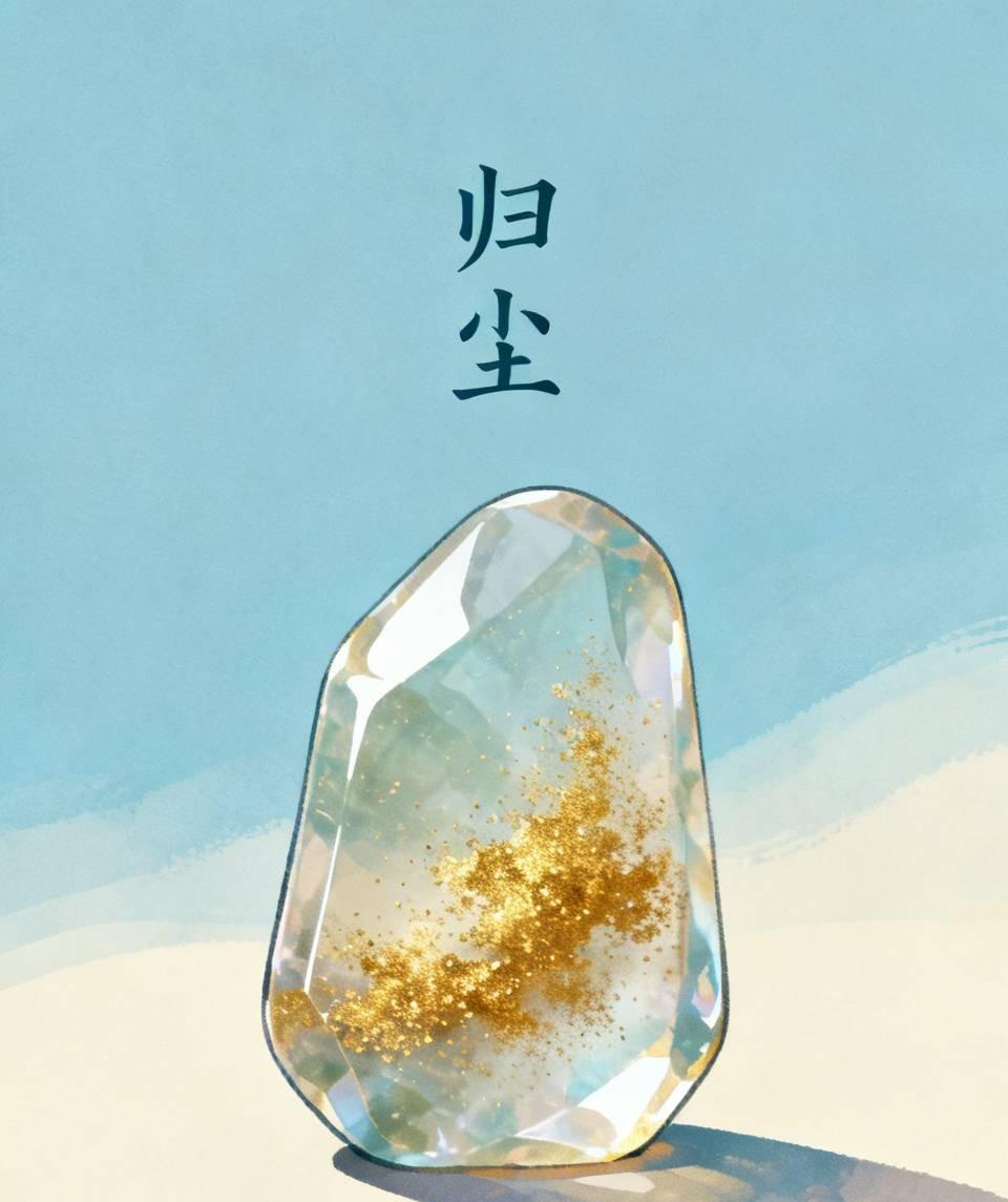 江湖怪谈•荒诞志260《归尘》
他一生追求不朽，终于将自己的灵魂封入了一块玉中。