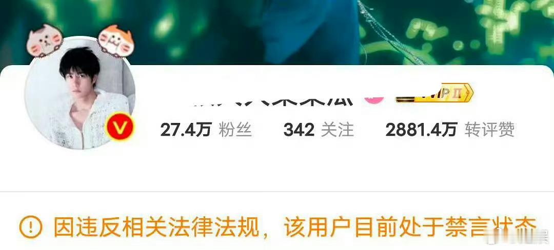 王一博大粉几乎全部禁言，16个红V🙊 ​​​