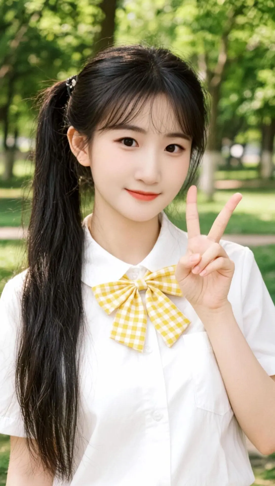 AI校园清新照 随变ai随便玩