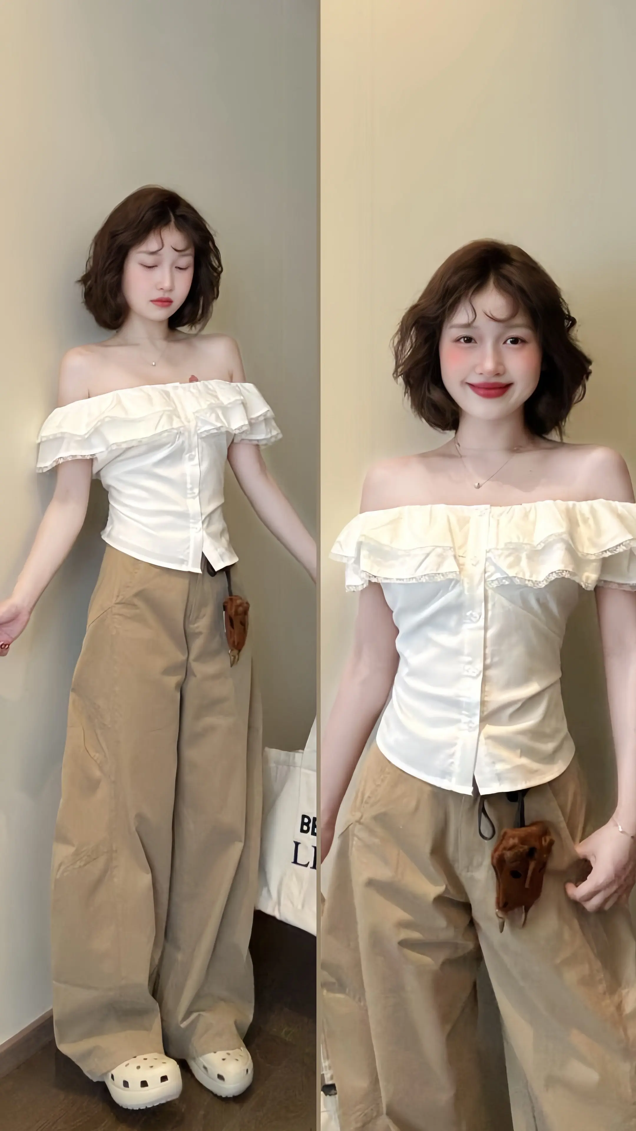 显瘦穿搭 少女感夏日ootd 谁穿谁好看 真的很爱基础款穿搭 韩系穿搭