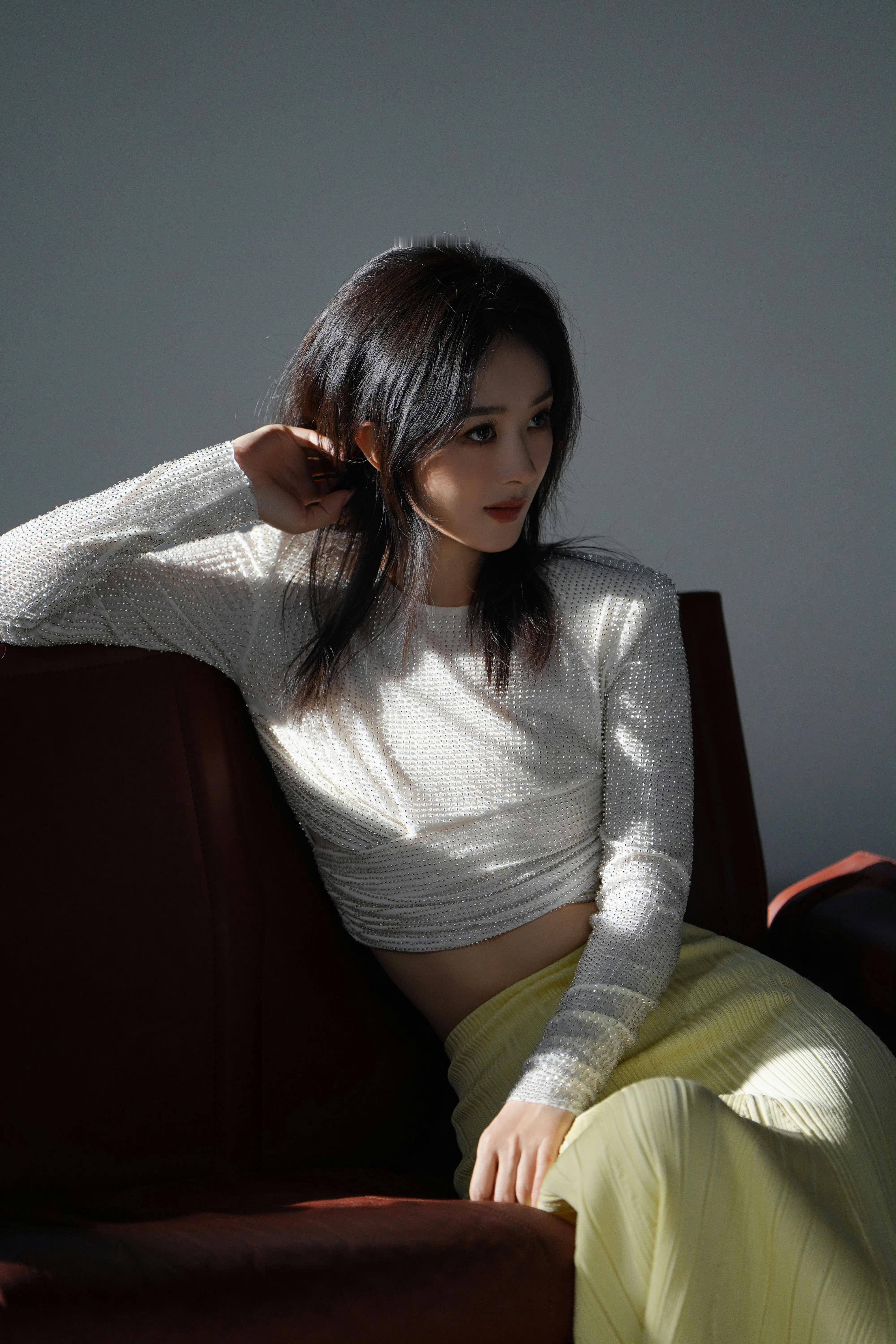 赵丽颖💛～时尚丝袜穿搭[哇] ​​​