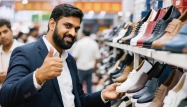 印度商人在中国订购了3000双皮鞋，印度商人的意思是，等货物到了印度后，自己再全