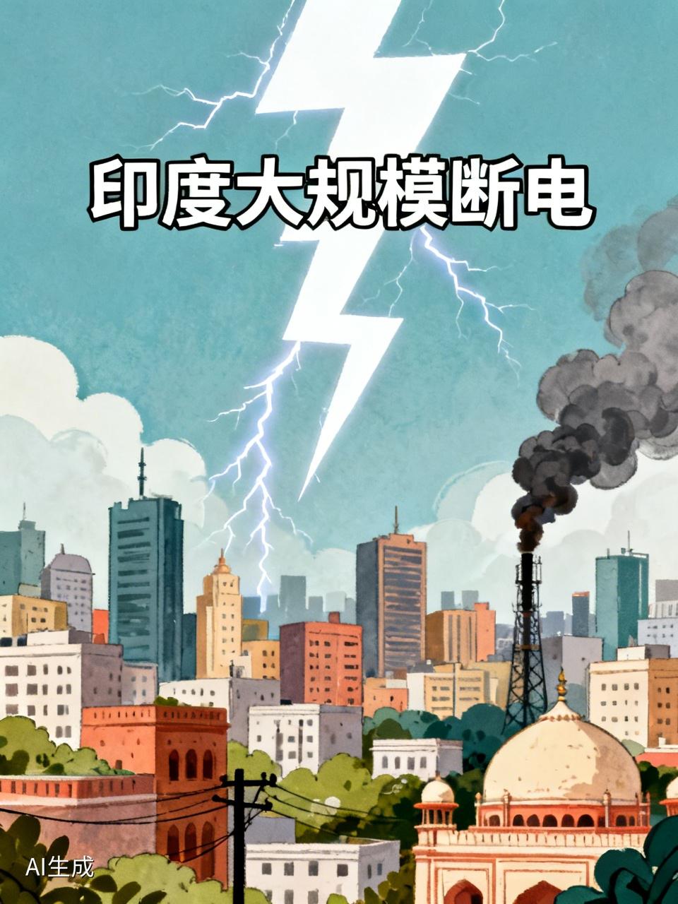 也正是因为这样，才让三哥问题不断。因此，印度大规模断电就可以理解了。