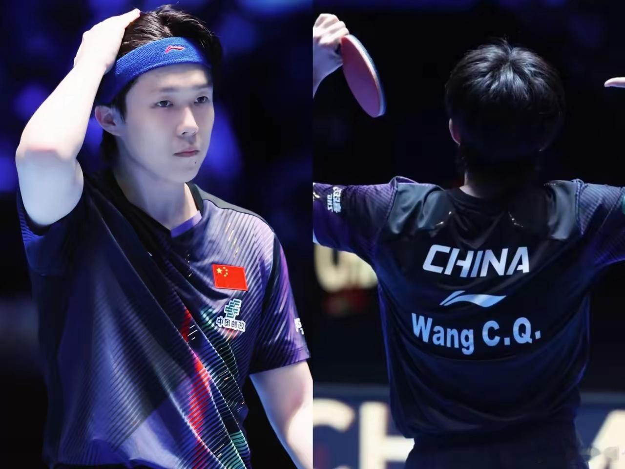 王楚钦称知道自己被诟病被比较了很久王楚钦赢了张本后做了一个动作，他先和王皓对视后