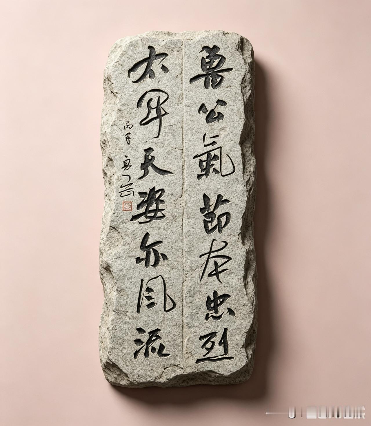 石雕对联