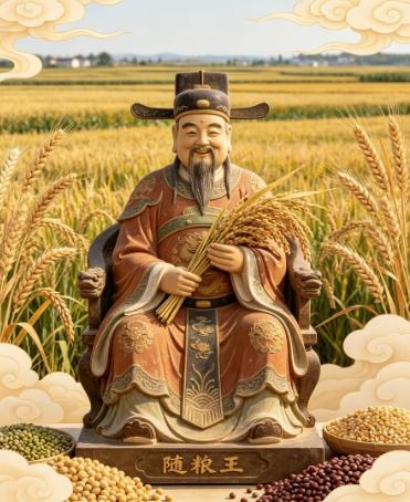 四月初三随粮王诞辰，祈求五谷丰登，日子衣食无忧

 老话常说：民以食为天，粮足家