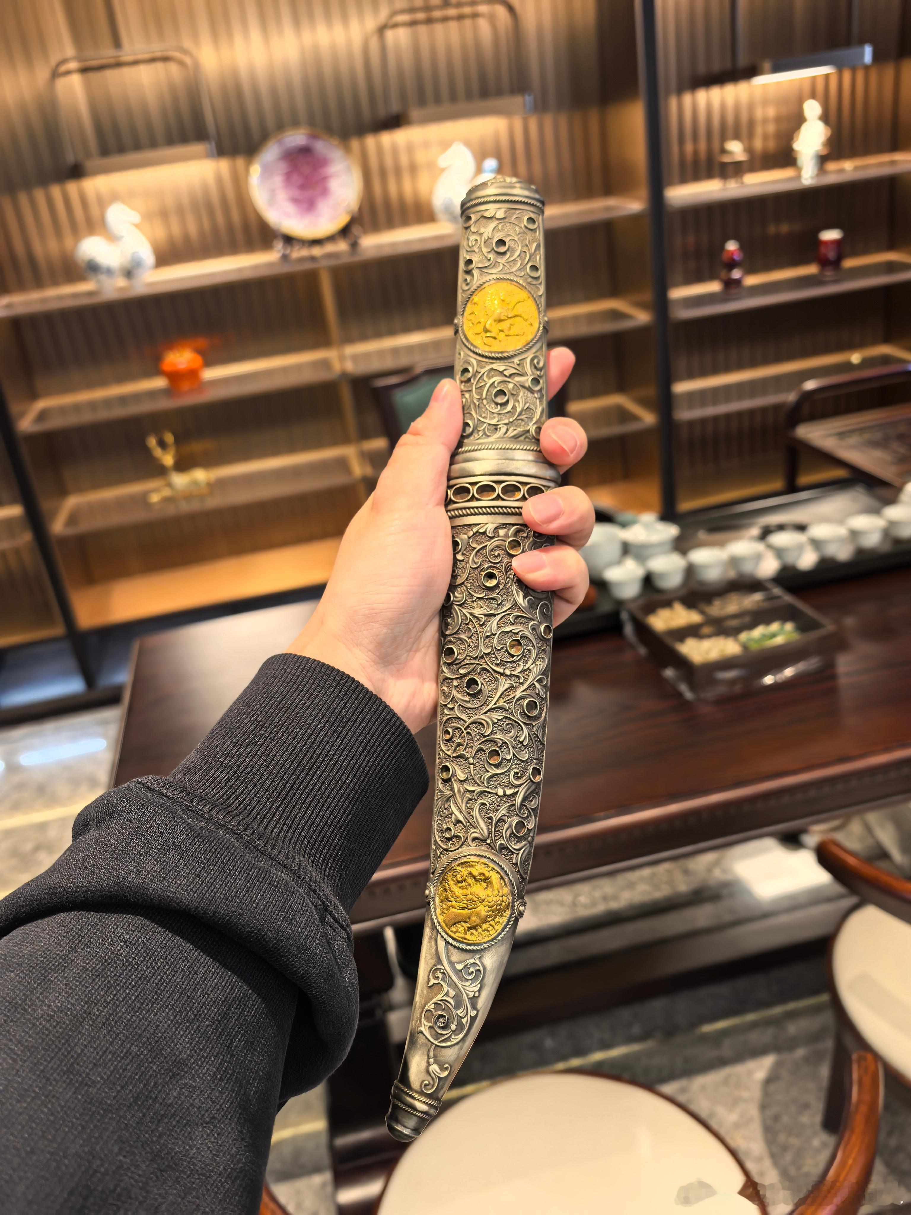波斯弯刀进度金具全部制作完毕刀条全部制作完毕现在就差镶嵌和组装了预计下个月可以上