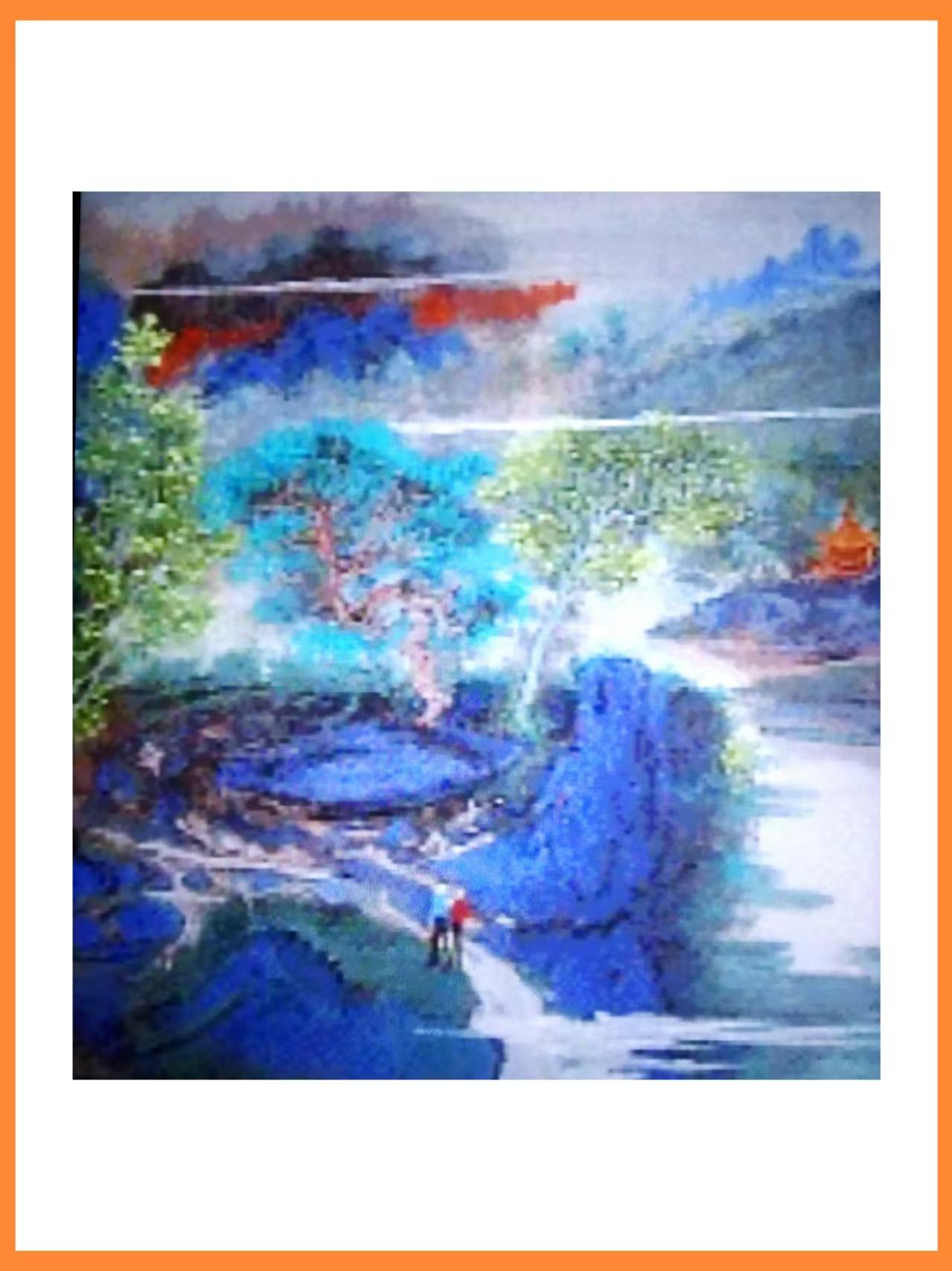 能否展示你的一幅国画山水新的美妙旋律优美不一样清雅国画 国画风光
