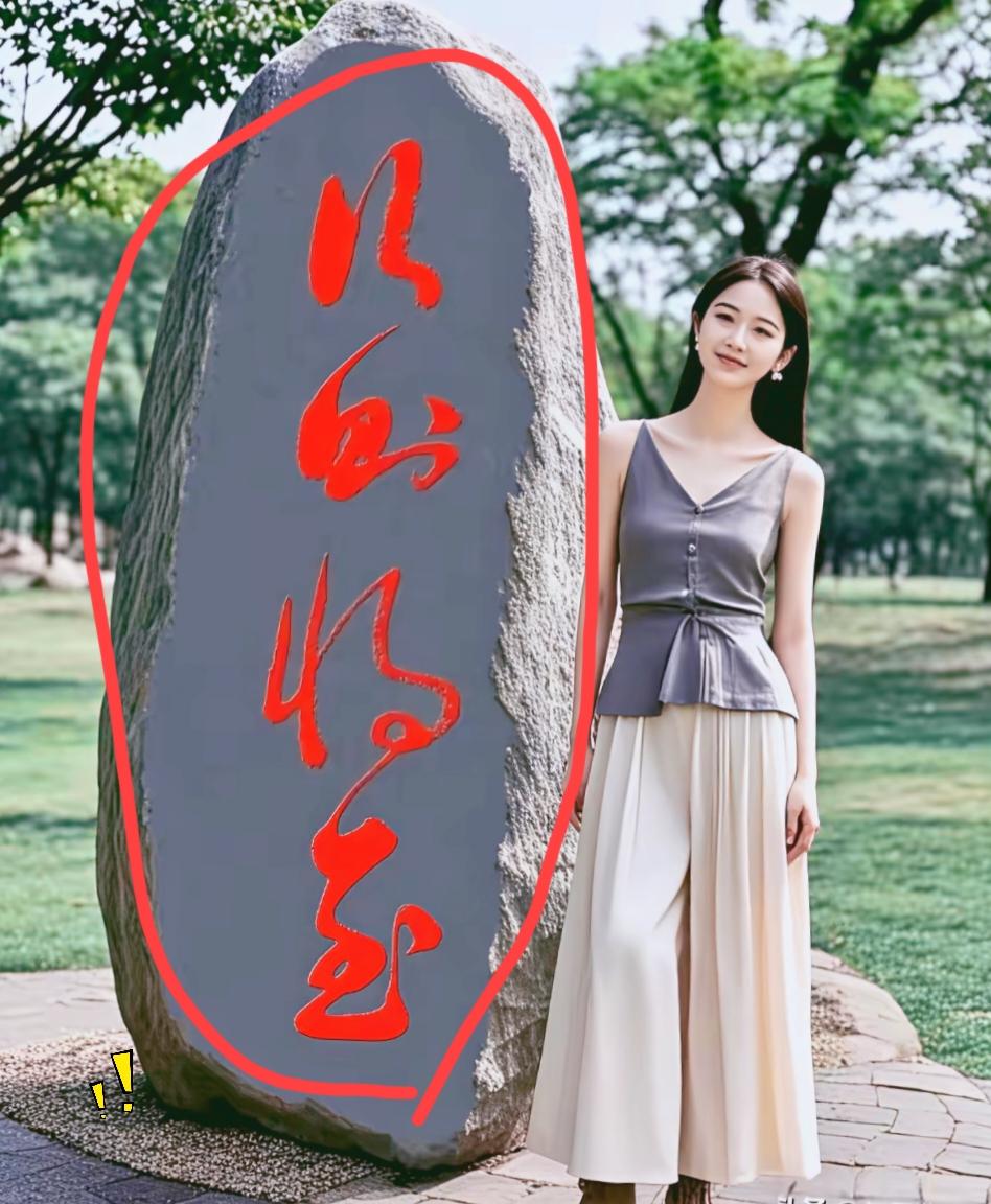谁能认出这块石碑上的草书？我反反复复瞅了二十多遍，只勉强看出第三个字，剩下三个字