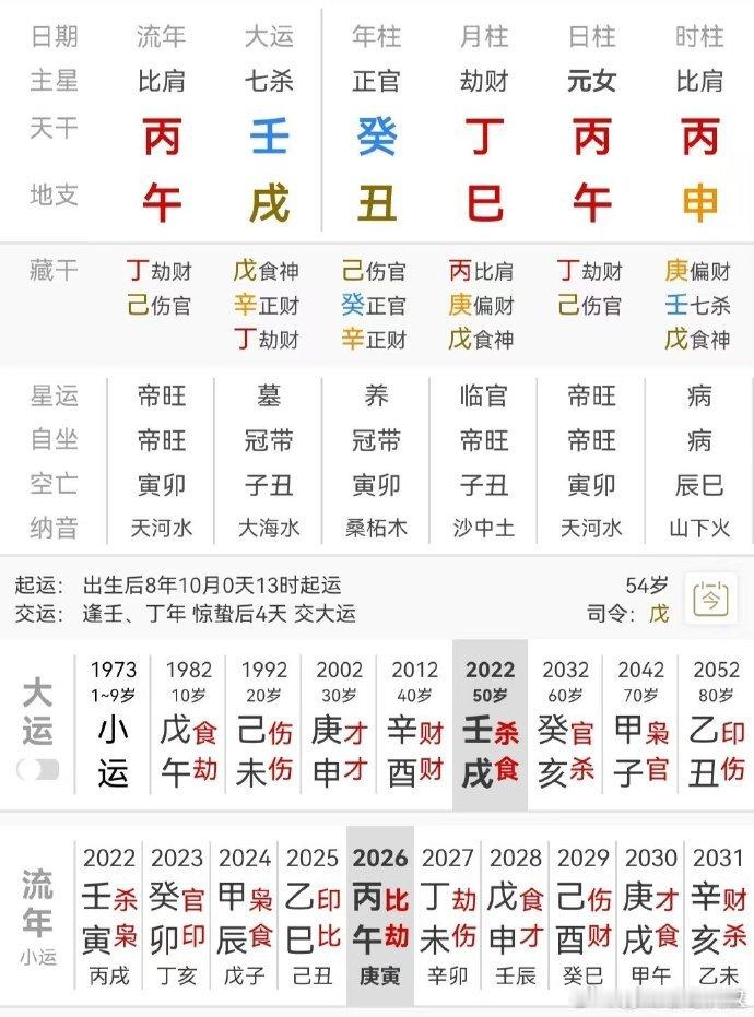 做私立教育的女士，身价亿万富姐！日元丙火，建禄格，通根得令，比劫成群，能担财官。