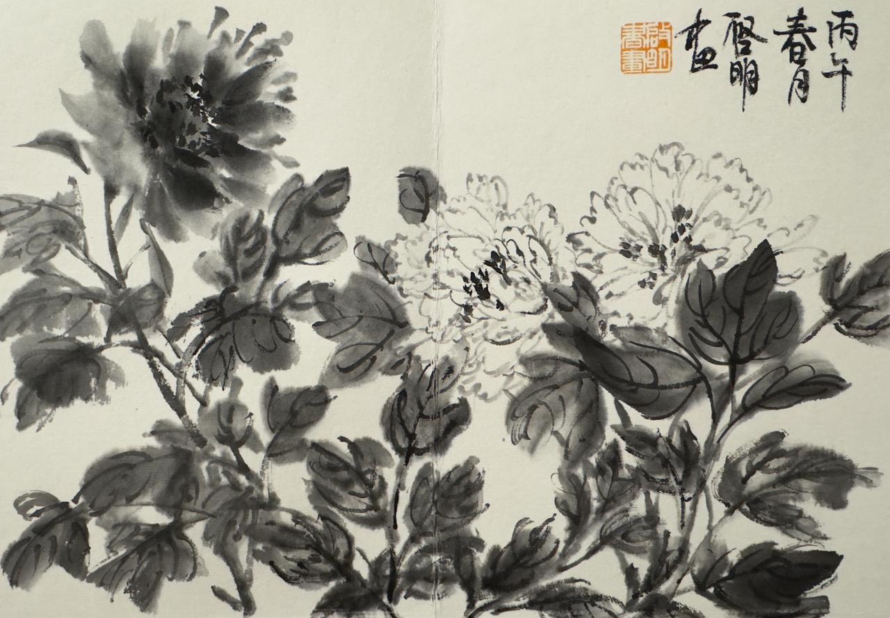 牡丹图（三）牡丹 牡丹花开满园香