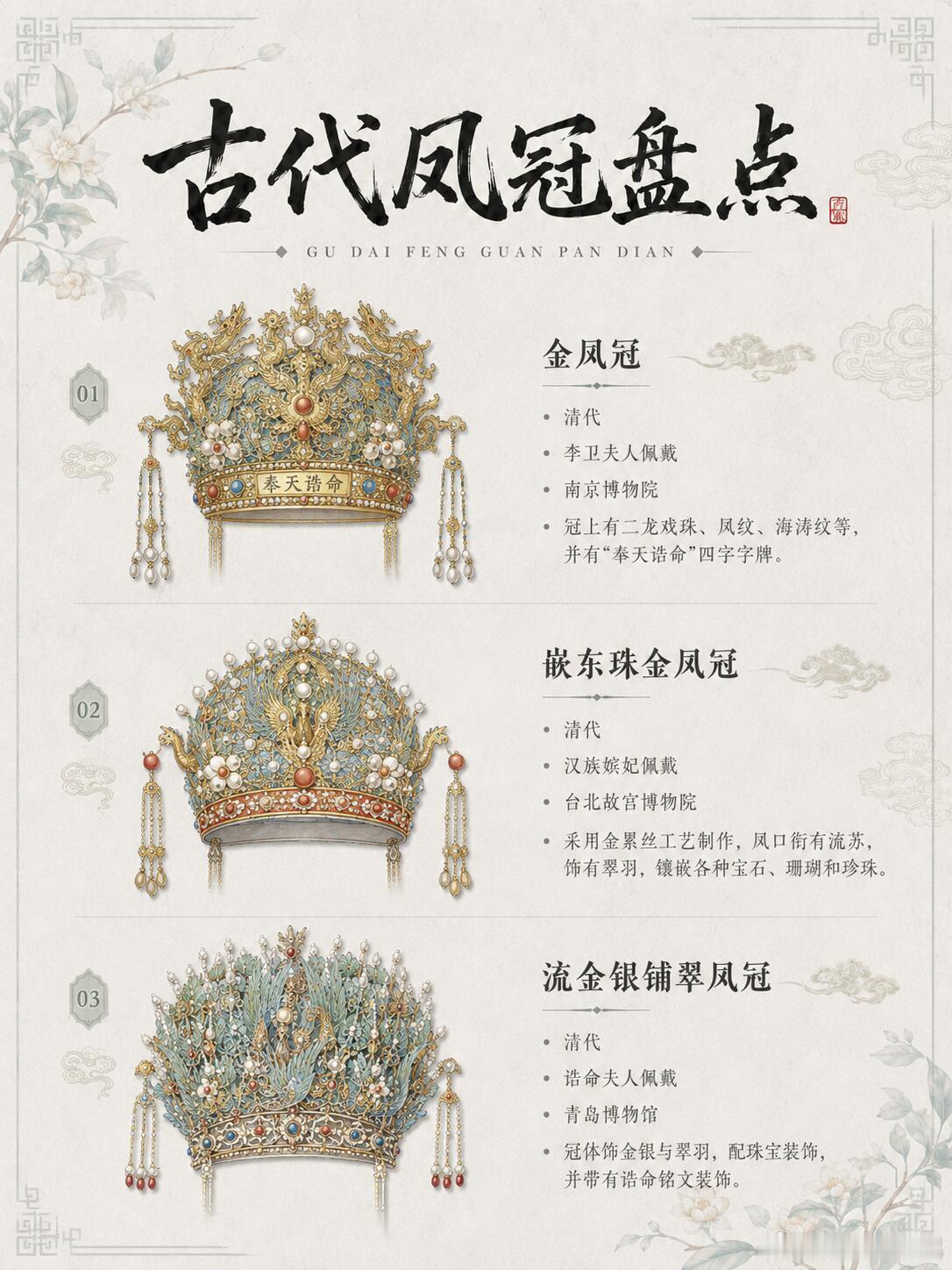 古代凤冠到底有多美？一顶就是一座微型宫殿，以前总以为凤冠只是“金子多、珠宝多”，
