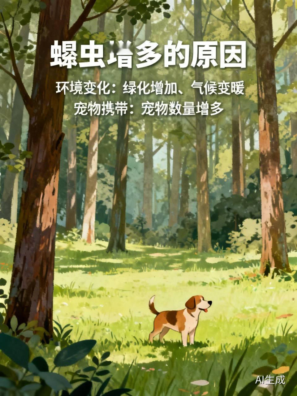 现在蜱虫好像越来越多了，我觉得和环境变化脱不了干系。现在很多地方绿化面积增大，植