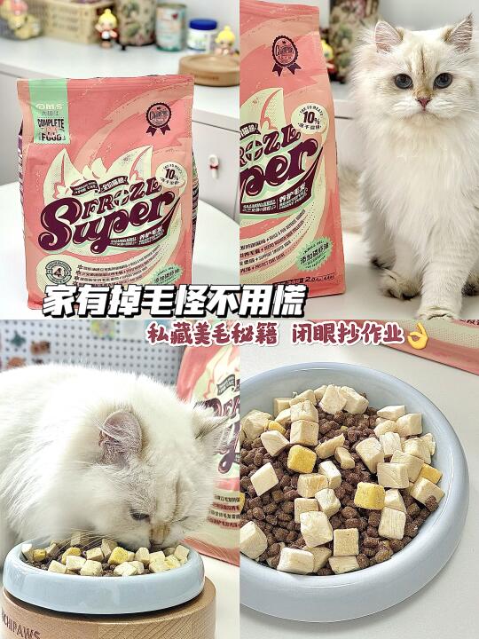 就是它 👉分分钟让我家小猫吃出绸缎毛！