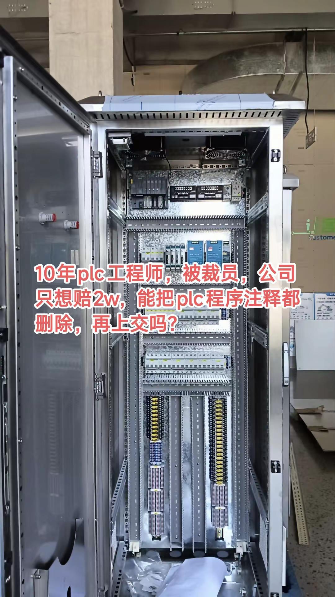 10年plc工程师，被裁员，公司只想赔2w，能把plc程序注释都删除，再上交吗？