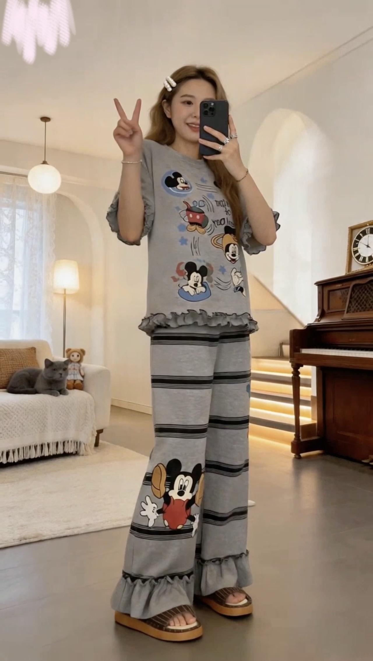 家居服分享 睡衣套装 睡衣穿搭 睡衣家居服